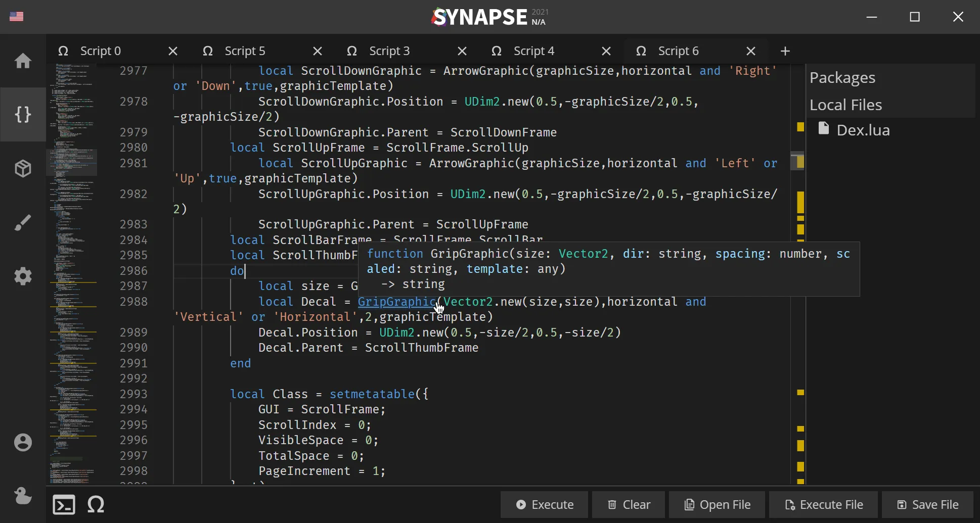 Early SX 3.0 development — 9